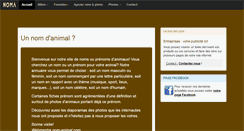 Desktop Screenshot of nom-animal.com